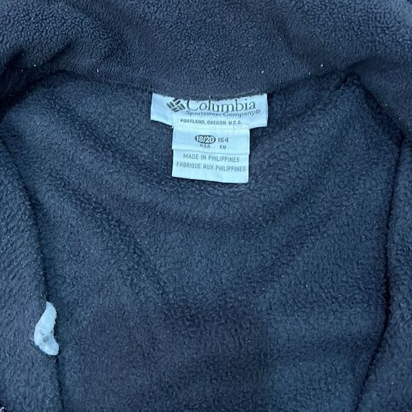 Columbia fleece zip up sweatshirt size 18/20 - Picture 3 of 5